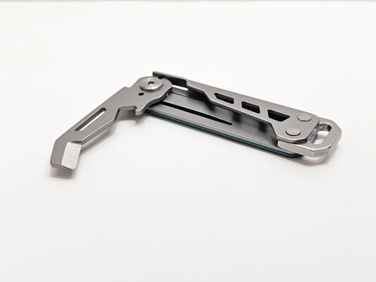 Stainless Steel Folding Box Cutter Bottle Opener Knife.