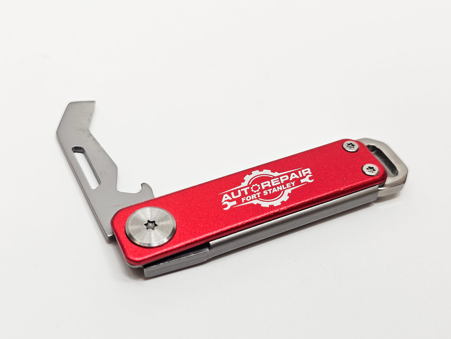 Stainless Steel Folding Box Cutter Bottle Opener Knife.