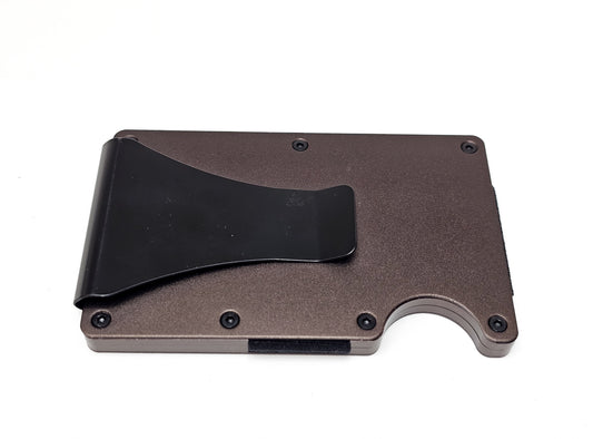 Minimalist Aluminum Cardholder Wallet With Cash Clip