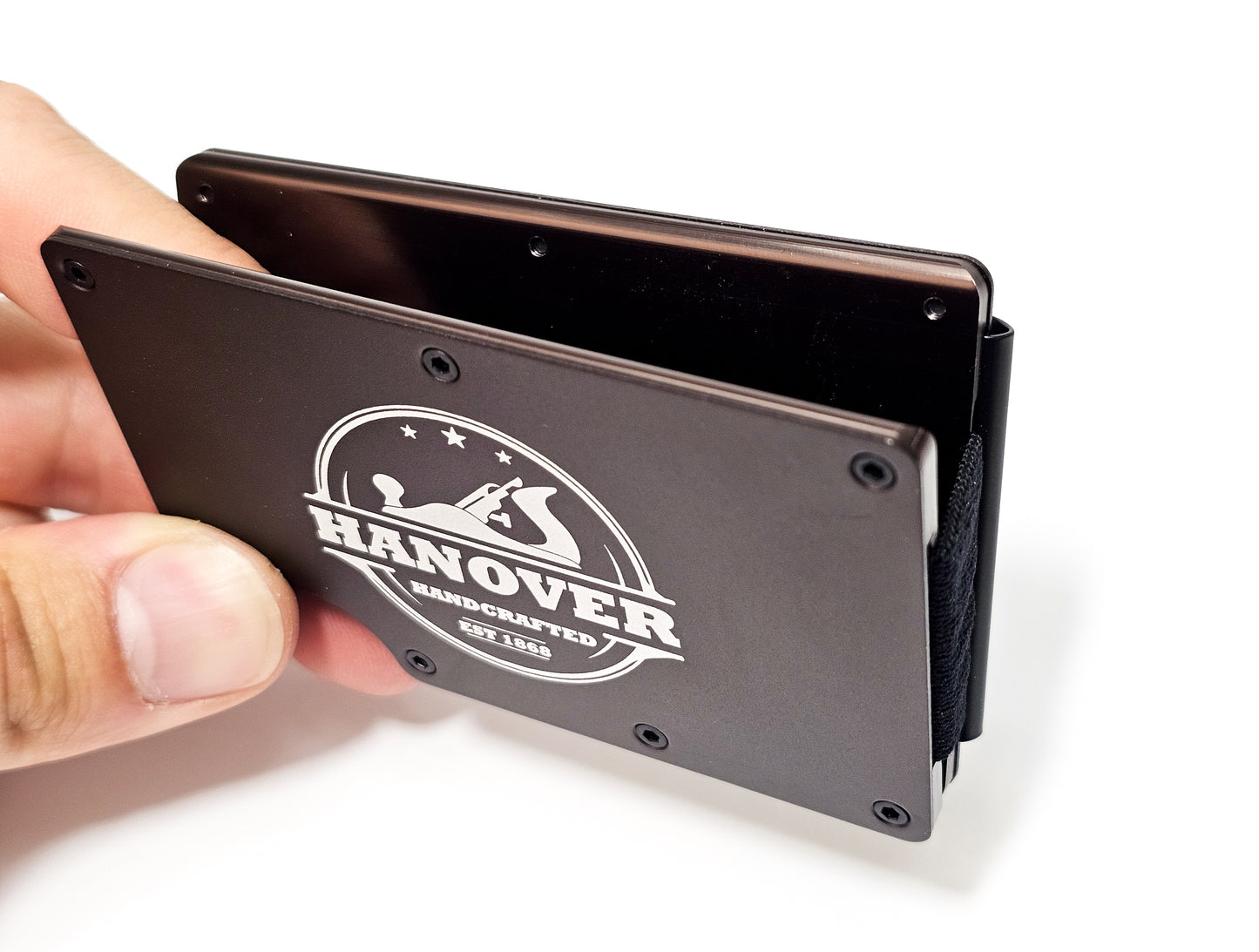Minimalist Aluminum Cardholder Wallet With Cash Clip
