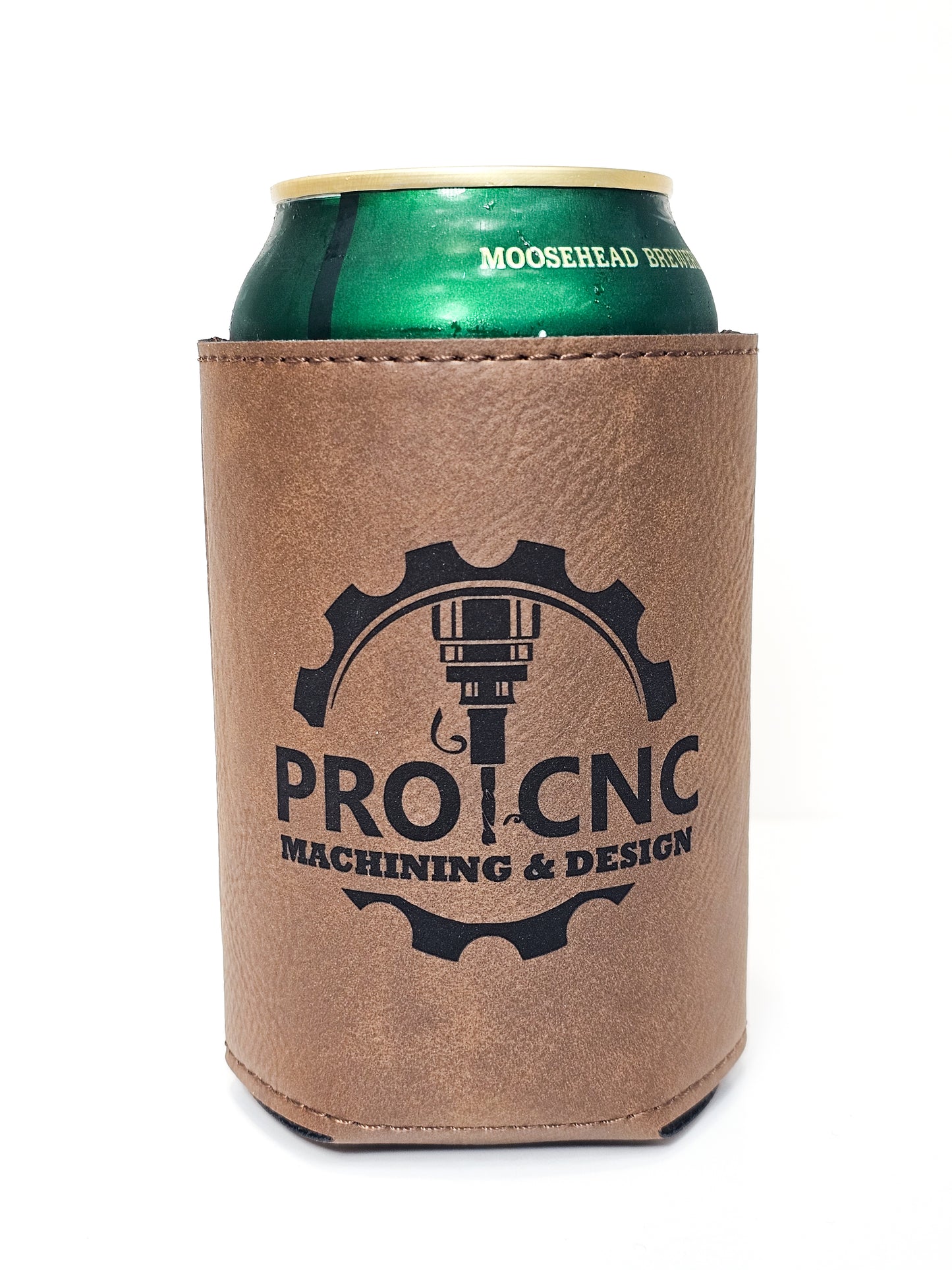 Leather Beverage Can Sleeve