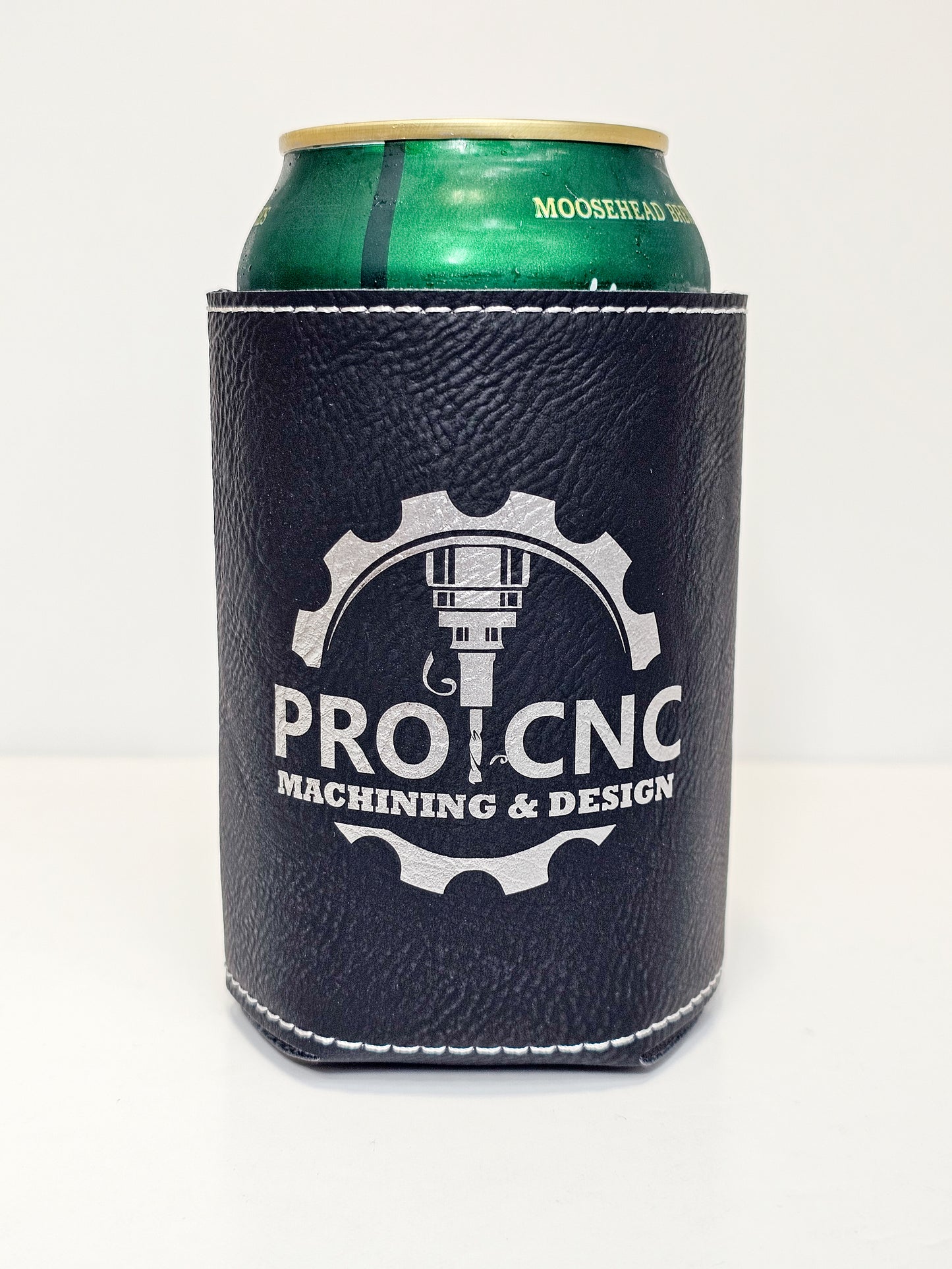 Leather Beverage Can Sleeve