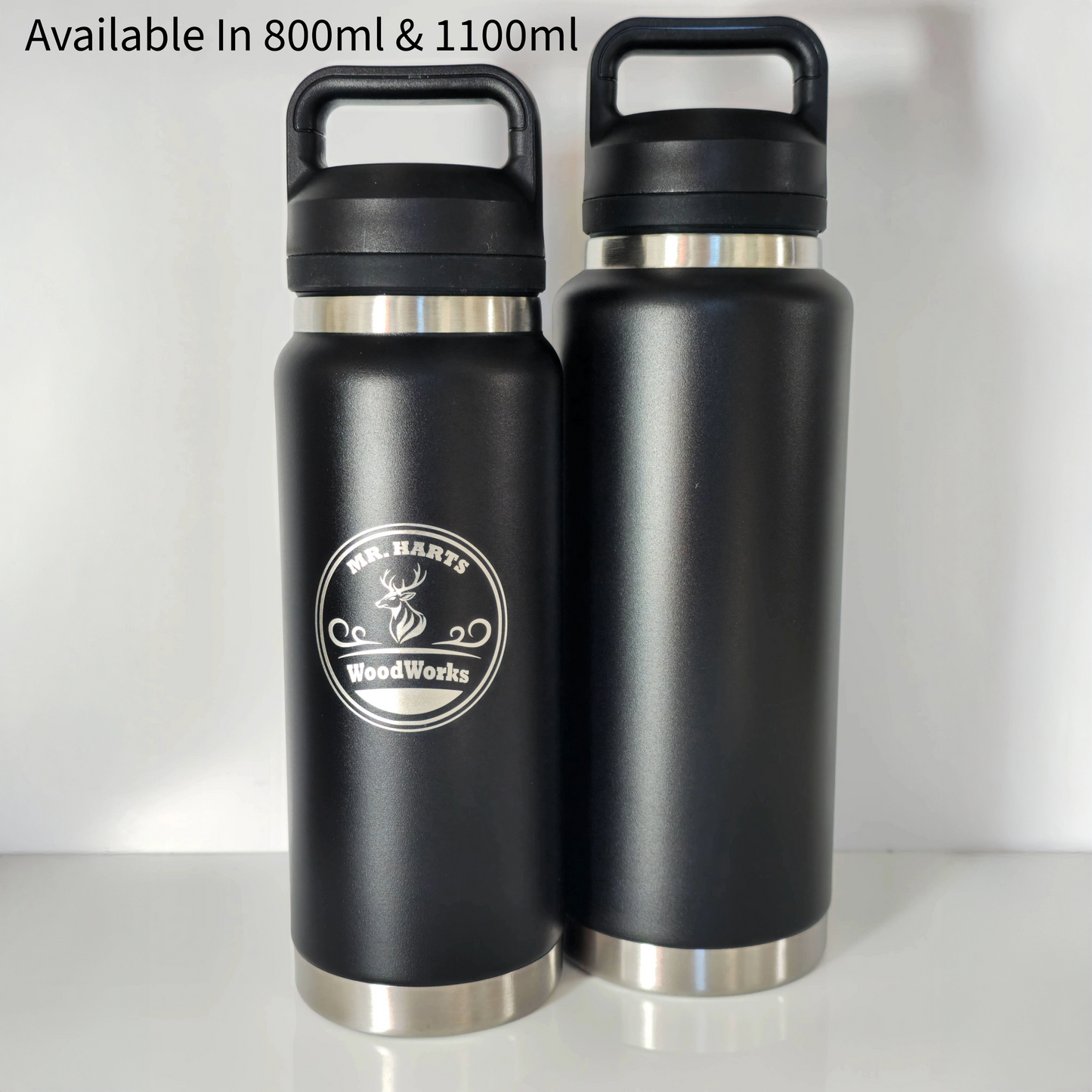 Leak-Proof 800ml/1100ml Bottle With Chug Cap