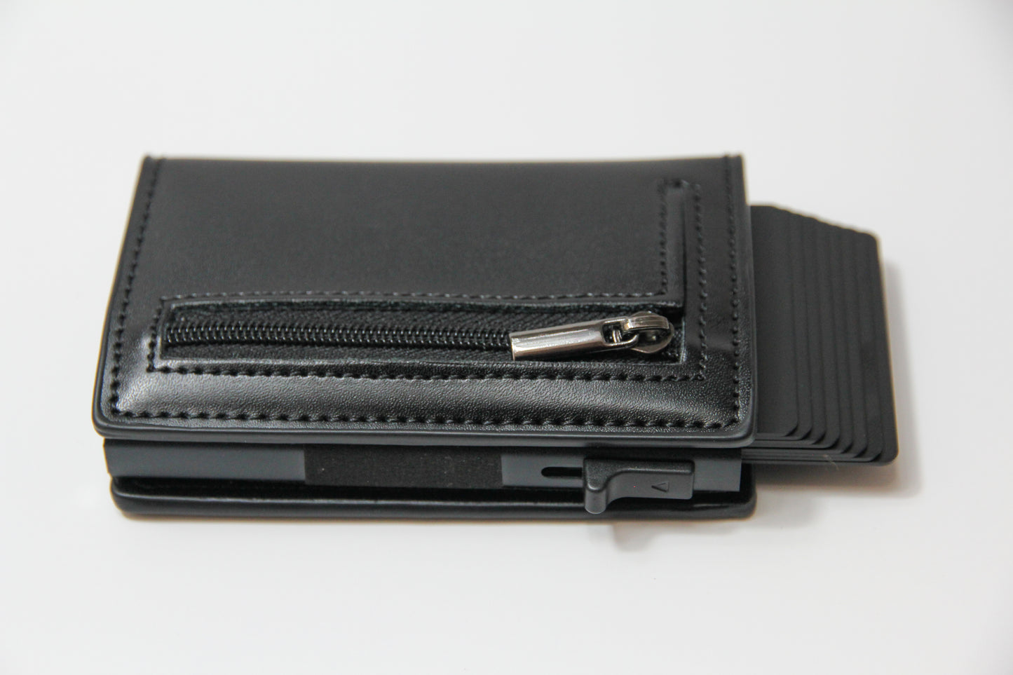 Premium Leather Pop-Up Cardholder Wallet