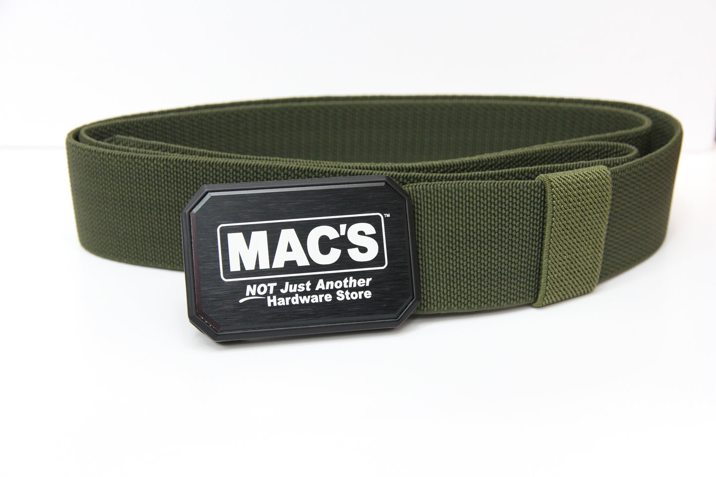 Laser logo promotional magnetic dress belt