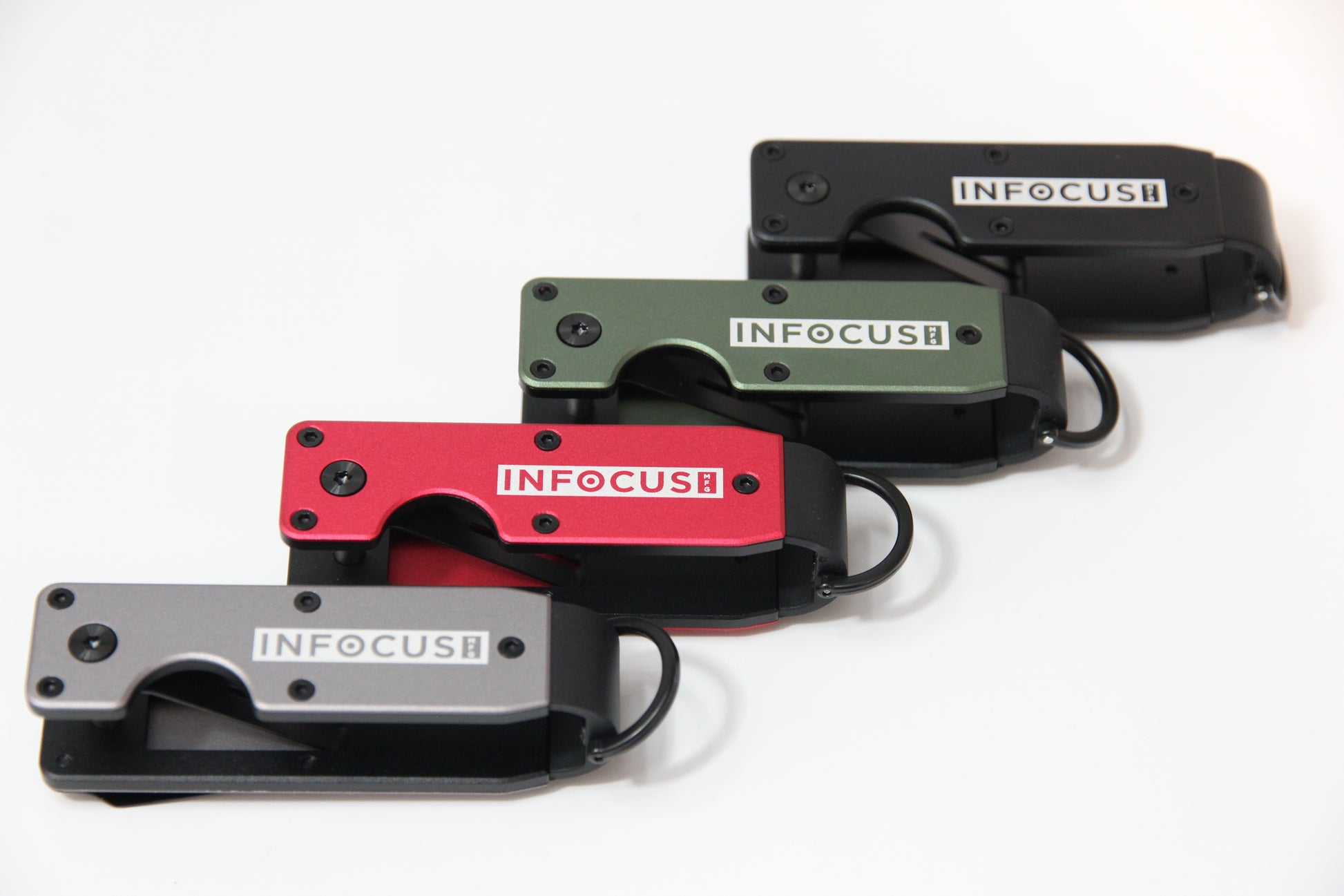 key organizer with custom laser logo