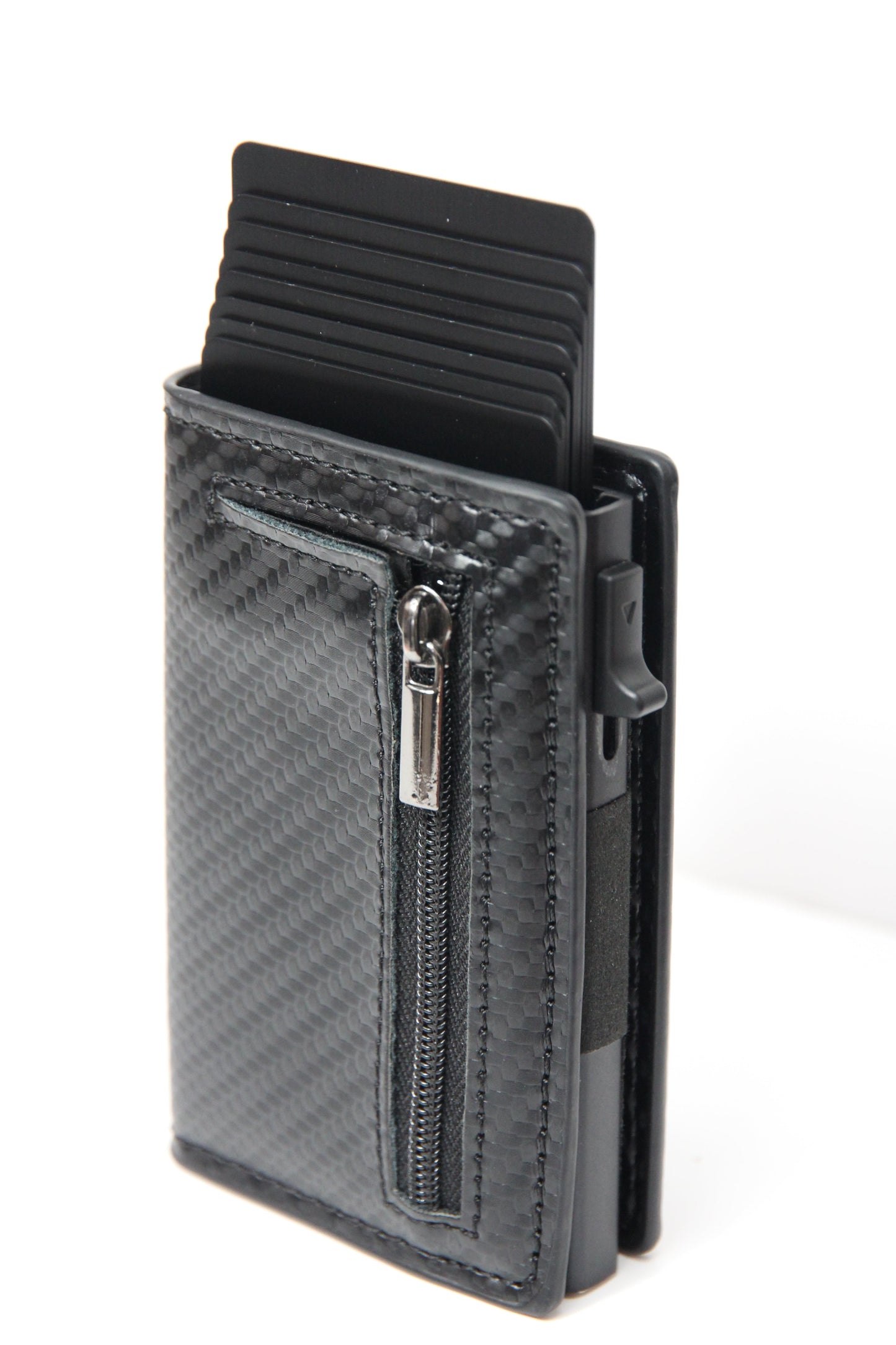 Premium Leather Pop-Up Cardholder Wallet