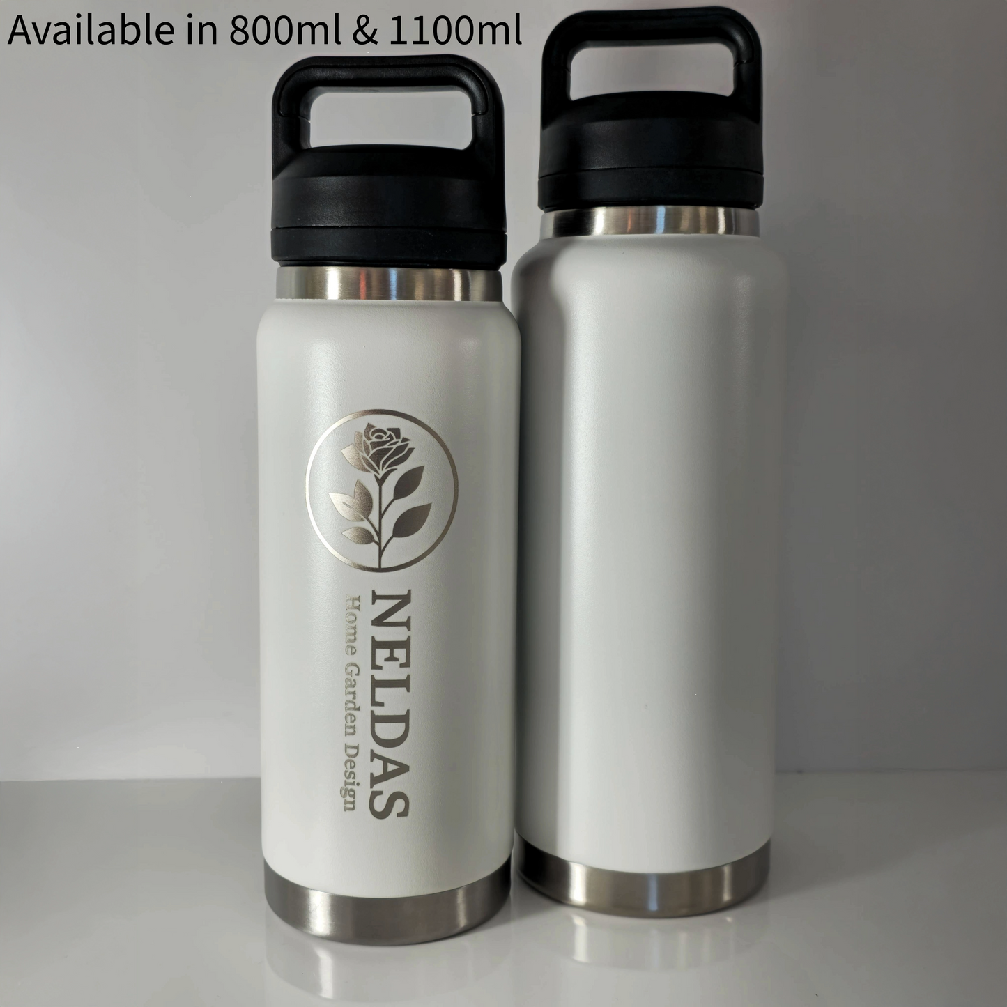 Leak-Proof 800ml/1100ml Bottle With Chug Cap