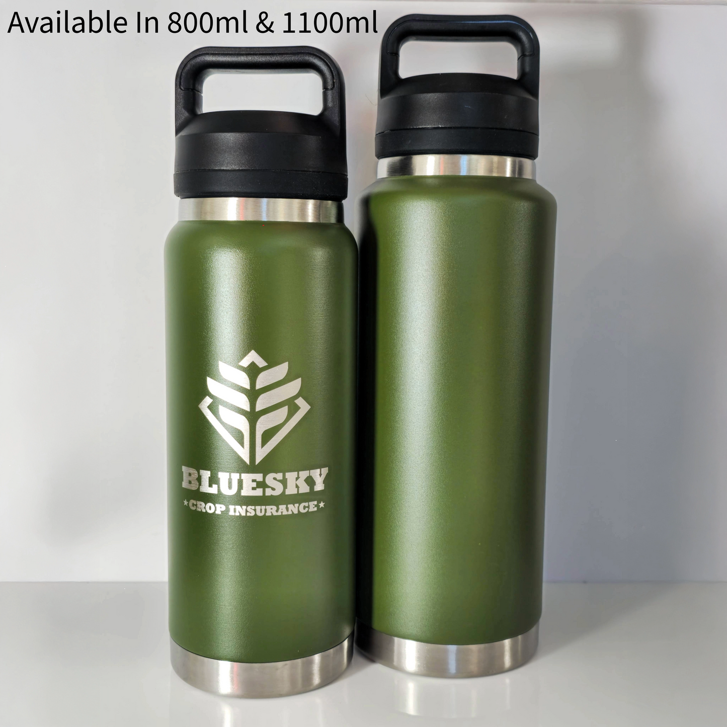 Leak-Proof 800ml/1100ml Bottle With Chug Cap