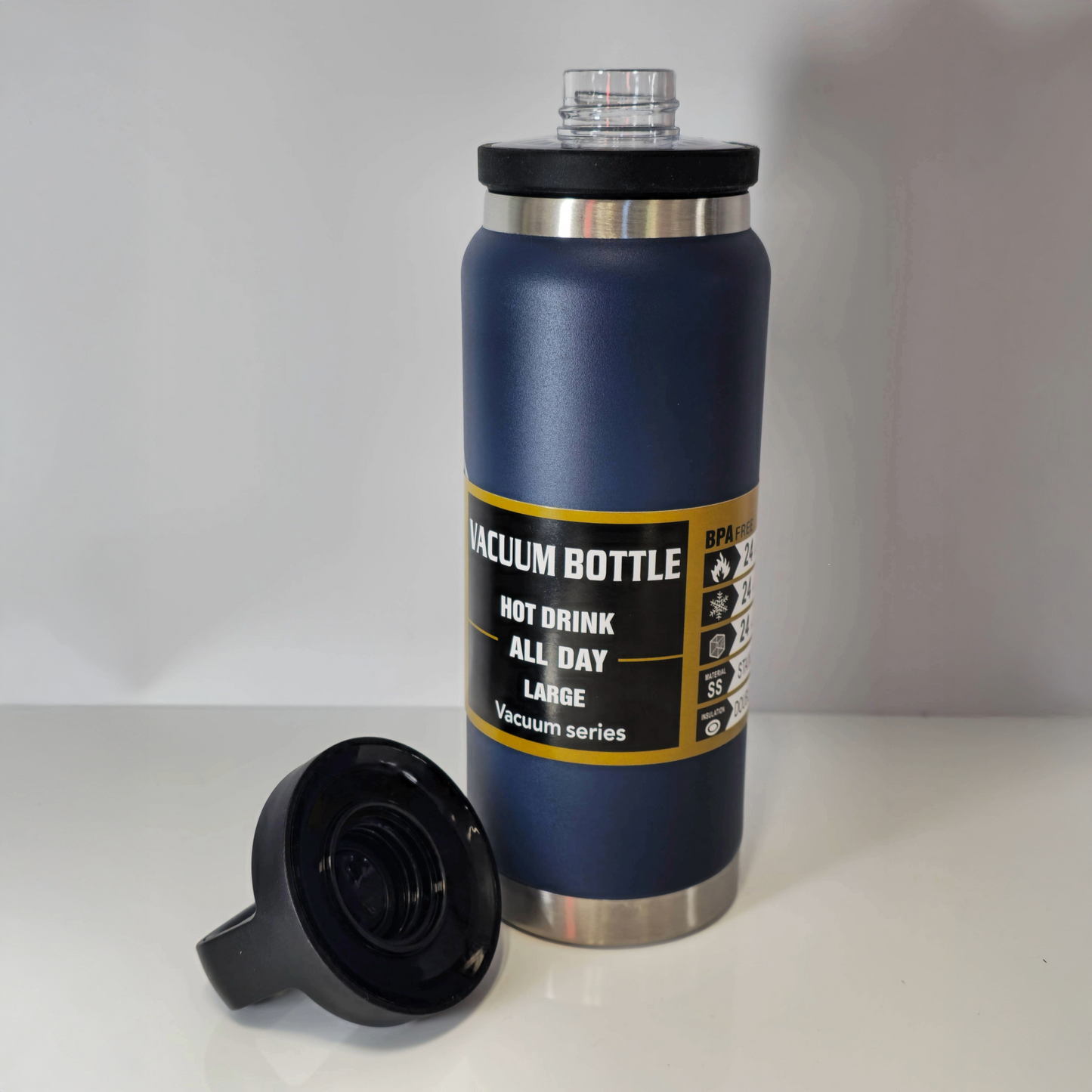 Leak-Proof 800ml/1100ml Bottle With Chug Cap