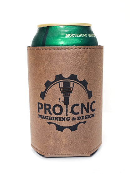 Leather Beverage Can Sleeve
