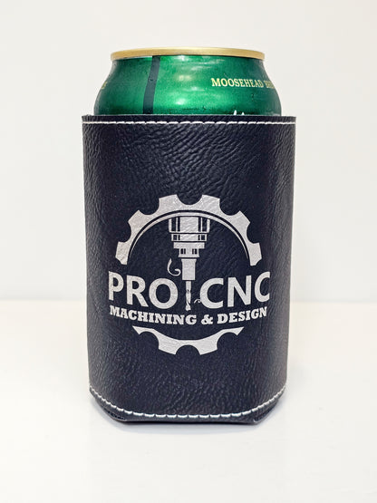 Leather Beverage Can Sleeve