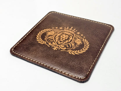 Square Leather Coaster