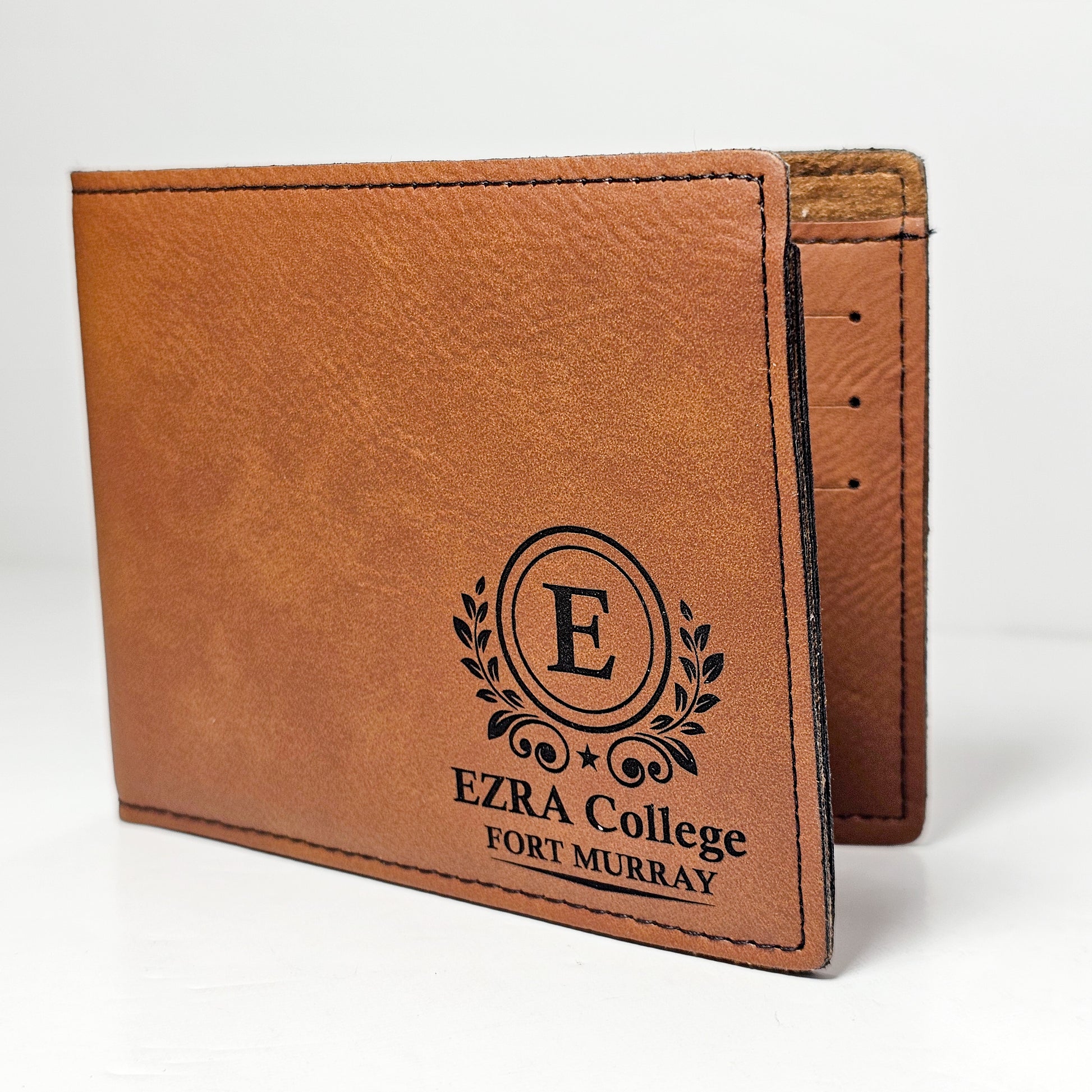 leather beautiful laser leather wallet for promotional item