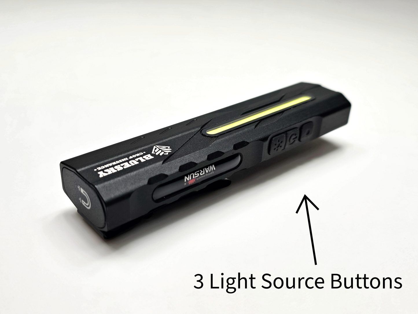 T9 1500 Lumen 3D Design Rechargeable Flashlight