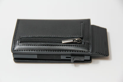 Premium Leather Pop-Up Cardholder Wallet