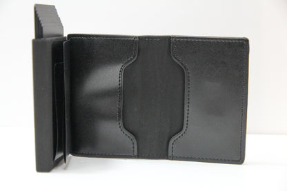 Premium Leather Pop-Up Cardholder Wallet