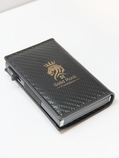 Premium Leather Pop-Up Cardholder Wallet