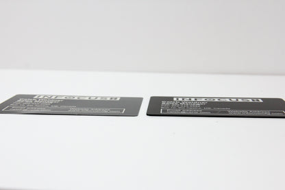 Premium Brushed Aluminum Business Card