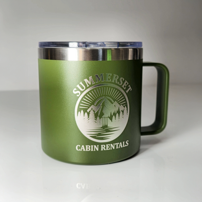 14oz Double Walled Insulated Coffee Mug