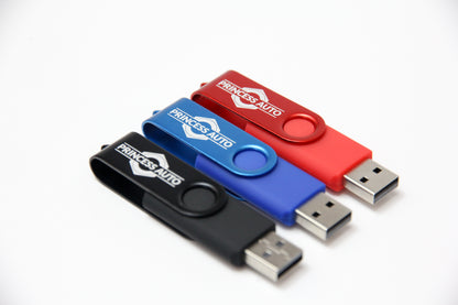 custom laser engraved USB flash drive promotional product