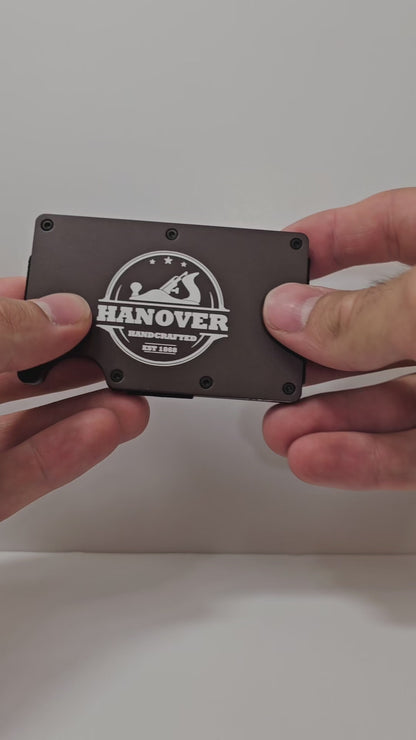 Minimalist Aluminum Cardholder Wallet With Cash Clip